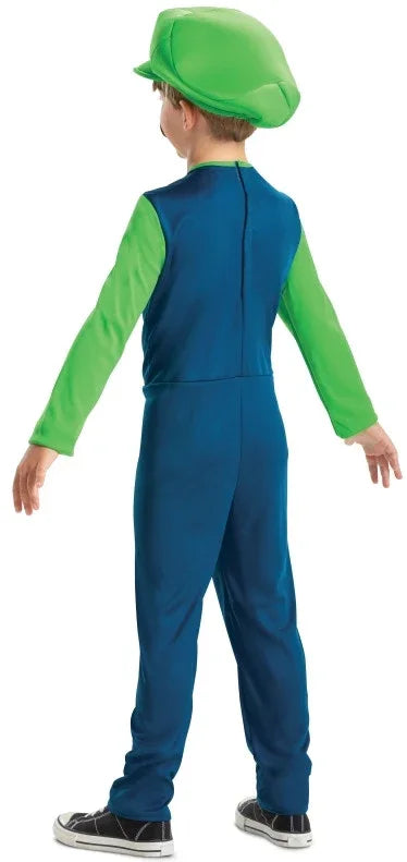 Disfraz de Luigi Oficial Infantil Super Mario Bros y Luigi Liragram